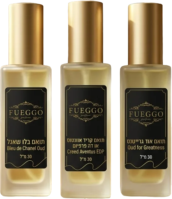 שלושה בשמי Fueggo לבחירה